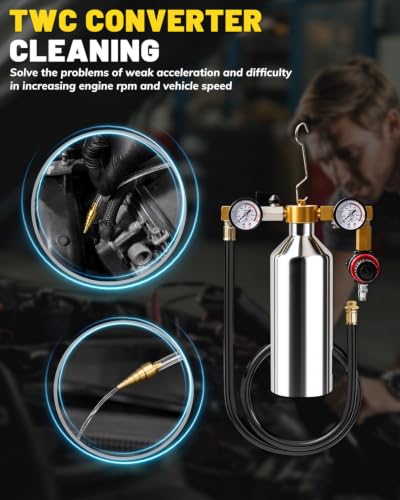 Fuel Injector Cleaner Kit, 1000ml 150PS Non-Dismantle Automotive Tool