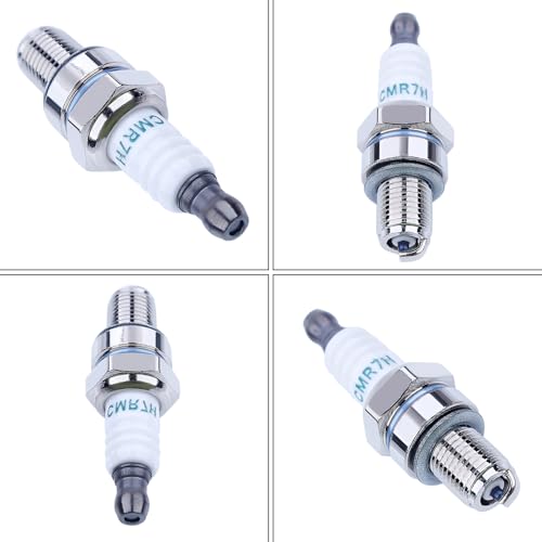 4 Pack CMR7H Spark Plugs, Spark Plug for Shindaiwa 3699-91867 Red Max 369991867, 506615101, 544260901, Sparkplug for Husqvarna 581362301 Stihl Redmax Blowers Brushcutters Trimmers Chain Saws - color: 4 Pack
