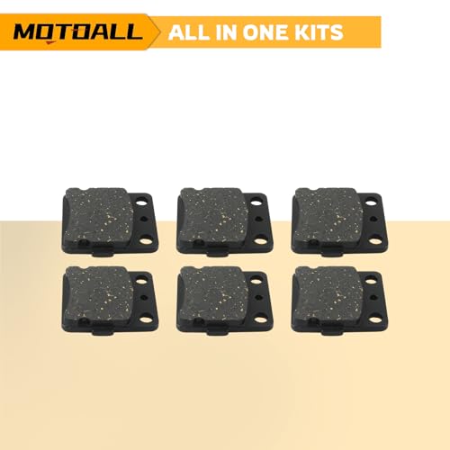 MOTOALL Front Rear Brake pads Set Repalcement for Honda TRX 300EX