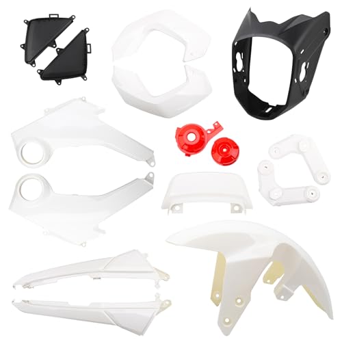 Mokuo Motorcycle Fairing Kits Compatible with Honda Grom MSX 125 2013-2016,White Color - style: White