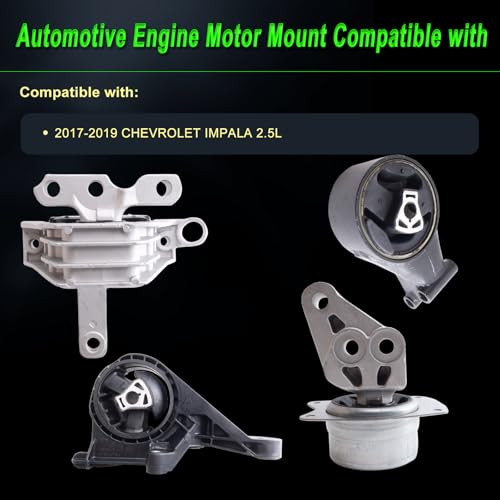 Engine Motor Mount Compatible with Impala 2017-2019 2.5L - size: 2017-2019 Impala 2.5L