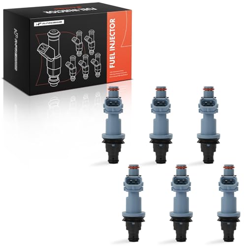 A-Premium 4 Holes Set of 6 Fuel Injectors Compatible with Lexus, Toyota