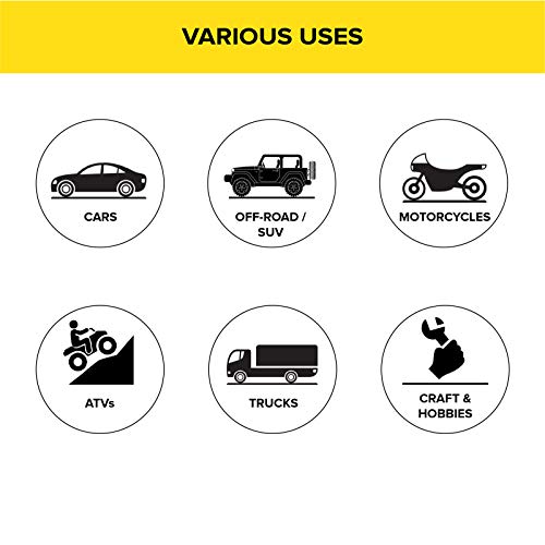 StanceMagic 0.5oz 1/2oz Black Adhesive Stick On Wheel Weights, 128 Pieces - color: Black, size: 4 lbs (64oz)