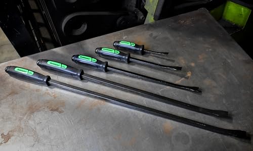 Mayhew Tools 61366GN Dominator Pry Bar, Green, 5-Piece Curved - color: Green, size: 5-Piece Curved