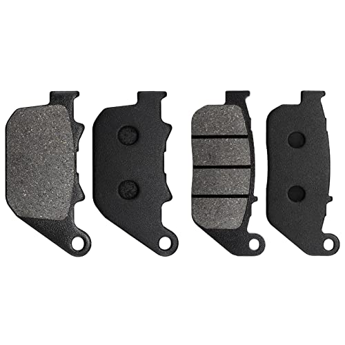 ZICOO Front Rear Brake Pads for Harley Davidson Sportster 1200 XL1200C Custom 04-13 XL1200L Low 07-11 XL1200N XL1200V XL1200X, Sportster 883 XL883 XL883C Custom 2004-2010 XL883L XL883N