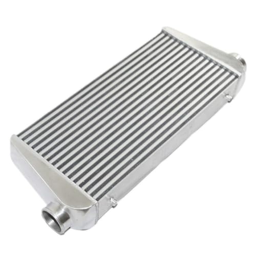 Universal 3" Inlet/Outlet Aluminum Intercooler 31x12x4Inch Large Front Mount 76mm Coresize 24"x11.5"x3.5"