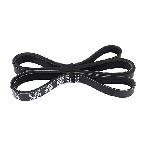 MOCA 6PK2360 EPDM Serpentine Belt Compatible with 13-17 for Buick Enclave 3.6L, 00-02 for Chevrolet Tahoe 4.8L, 13-16 for GMC Acadia 3.6L, 08-13 for Mercedes-Benz C63 AMG 6.3L - size: 6PK2360
