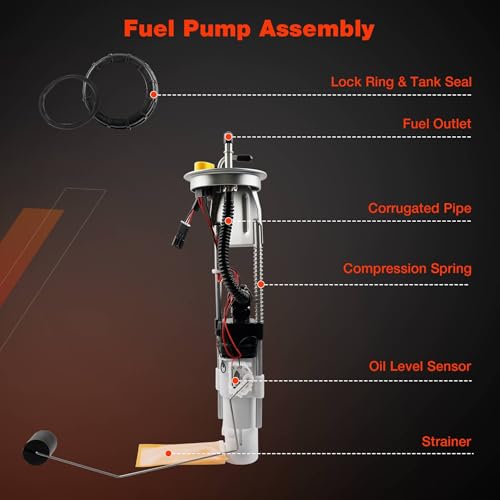 Fuel Pump Assembly Compatible with Polaris Ranger 500 4X4 EFI 2009-2013 - color: 47-1009
