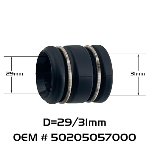 29/31mm Expansion Chamber to Silencer Coupler Seal and Spring Kit for 200 250 300 cc KTM Euro Type 2-Stroke Exhaust Seal Kit for KTM SX, Husqvarna TC TE, & GasGas MC Models Using OEM 50205057000
