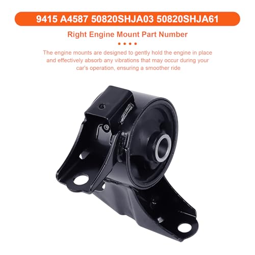Engine Motor Mount Set & Trans Mount,Replaces A4575EL A4587 A65017EL A65015 - size: Odyssey 11-13 3.5L