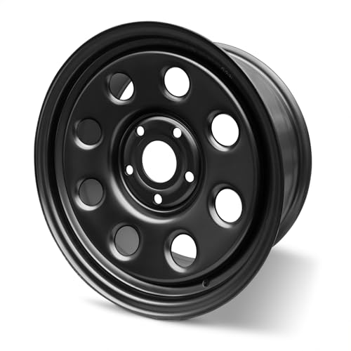For 2009-2018 Dodge Ram 1500 18 Inch Powder-Coated Black Steel Rim - OEM Direct Replacement - Road Ready Truck Wheel