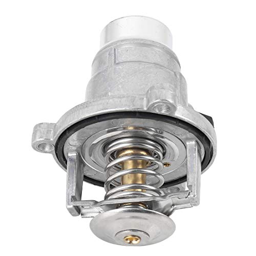 X AUTOHAUX Upgraded Aluminum Engine Coolant Thermostat Housing Assembly with Sensor for BMW 530i 540i 550i 650i 745i 750i 760i X3 X4 X5 X6 Replace 11537586885 11537502779