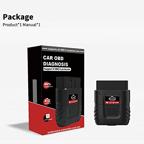 OBD2 Scanner Bluetooth SinoTrack Auto Diagnostic Scan Tool Car Fault Check Engine Light Wireless Car Code Reader for iOS & Android Compatible for All OBDII Protocol Vehicle Bluetooth 4.2