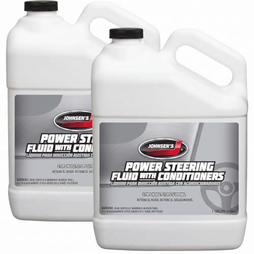 Johnsen's 4611 Power Steering Fluid - 1 Gallon (Pack of 2) - size: 1 Gallon (Pack of 2)