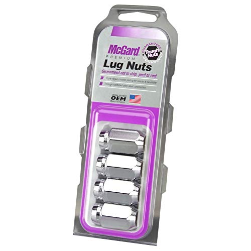 MCGARD 64002 크롬 콘 시트 스타일 러그 너트 (M12 x 1.5 스레드 사이즈) - 4개 세트