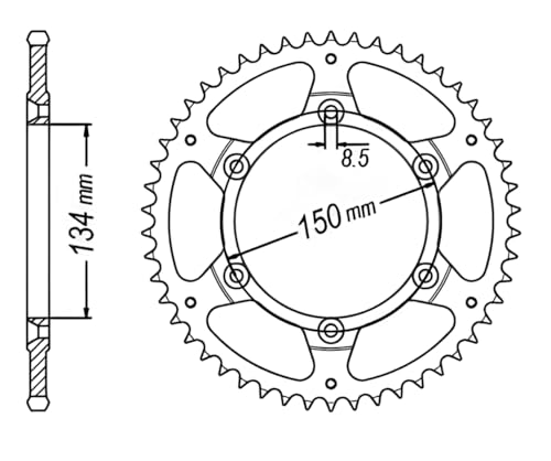 520 Motorcycle Chain and Sprocket Kit compatible with Kawasaki KX250/F 2011-2024 (not for KX250X)