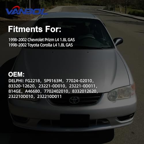 Fuel Pump for 1998-2002 Toyota Corolla 1.8L L4 Gas VANBOL0027