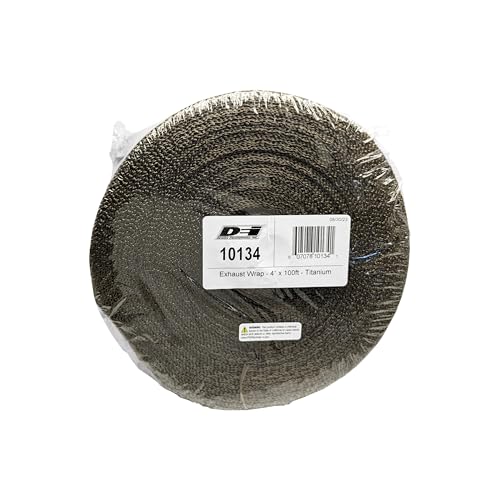 Design Engineering Titanium Exhaust Wrap 1" x 100' Lava Rock Technology - color: Titanium, size: 1" x 100'