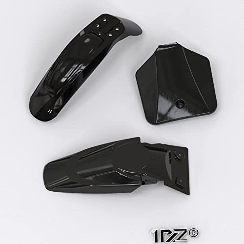 1PZ Black Plastic Fender Fairing Kit set for kawasaki KLX 110 KX 65 DRZ110