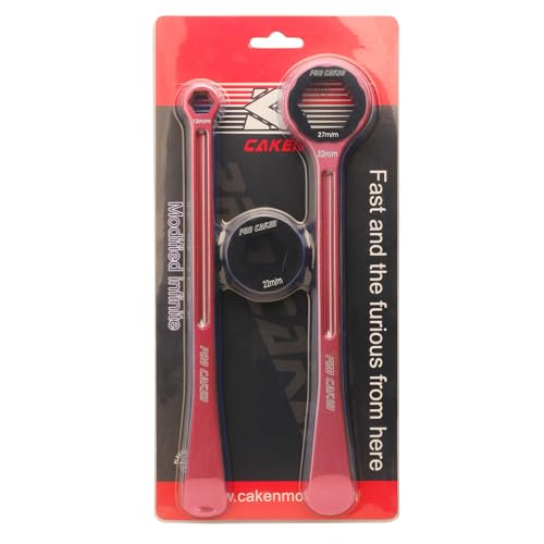10MM/0.39'' 12MM/0.47'' 22MM/0.87'' 27MM/1.06'' 32MM/1.26'' Universal Motorcycle Tire Iron Set Changing Tool Kit Combo Levers Set Tire Repair Tool for Hex Wrench Spanner Head - color: 12mm--red