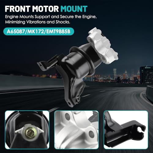 Engine Motor Mount Set Fit for Honda Civic 12-13 1.8L Coupe Sedan - size: for Honda-Civic 1.8L Coupe/Sedan 2012-2013