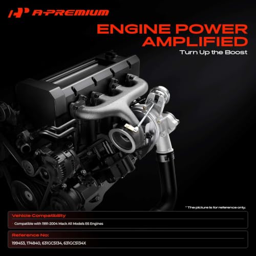 A-Premium S3B085 Complete Turbocharger Turbo Kit with Gasket