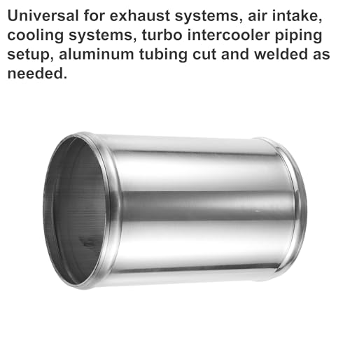 ACROPIX 102mm 4" OD 6" 152mm Length Universal Car Aluminum Alloy Intercooler Pipe Straight Air Intake Tube - Pack of 2 - size: OD 4"