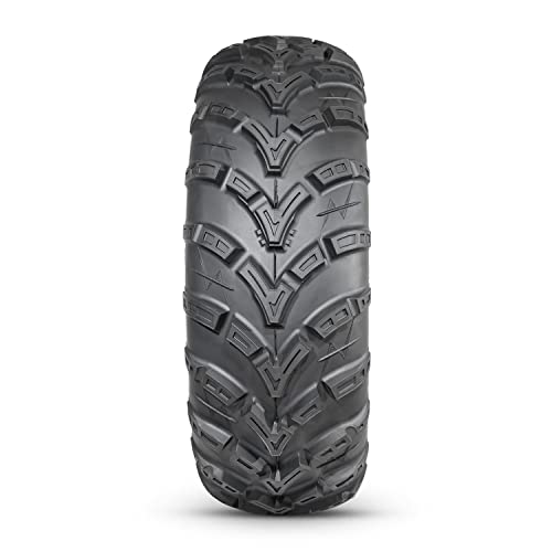 HALBERD 6PR ATV/UTV Tires, 25x8-12 All Terrain 15mm Tread Depth 25x8x12 Trail Sand Off-Road Tires, Set of 2