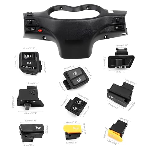 Minho GY6 스쿠터 핸들바 컨트롤 스위치 키트, 50cc 150cc 모페드 스위치, Taotao Jonway Roketa에 적합
