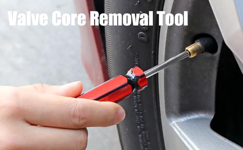 5 Pcs Valve Core Removal Tool,Car Tire Valve Stem Removal Tool