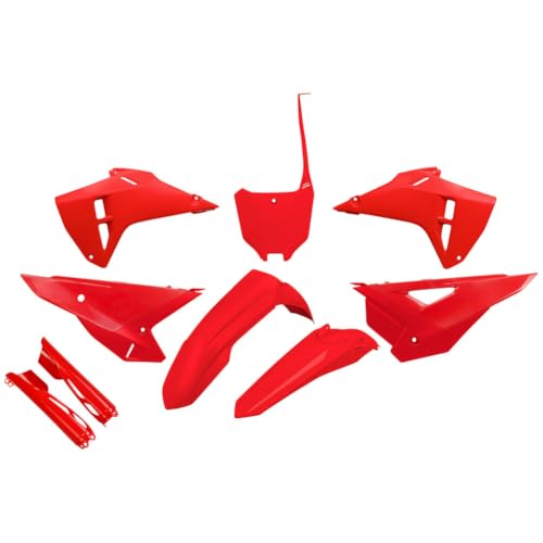 UFO PLAST Full Plastic Kit Compatible with Honda CRF250R/CRF450R 2025-2026 (Red HOKIT127F@070) - color: Red HOKIT127F@070