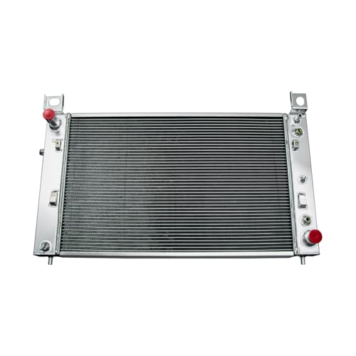 3 Row Aluminum Radiator For 1999-2013 GMC Sierra Suburban Tahoe Yukon Chevy Silverado 2000 2001 2002 2003 2004 2005 2006 2007 2008 2009 2010 2011 2012 Radiators