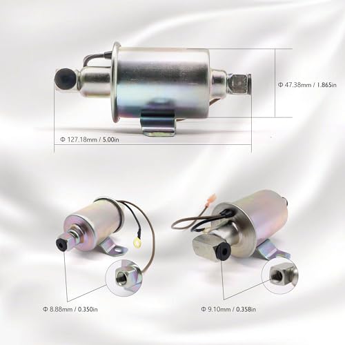 E11009 Electric Fuel Pump 12V Compatible with Onan Cummins 5500 - style: E11009
