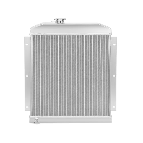 DNA Motoring RA-CHEVYT47-3 3-Row Full Aluminum Radiator Compatible with 47-54 Pickup/Suburban L6 Models,19.75" x 20.75" x 2.25",1.50"Inlet/1.75"Outlet - style: 47-54 Suburban L6