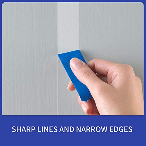 ADHES Blue Painters Tape Blue Tape, 6 Rolls x 0.94 Inch x 60 Yards - size: 24mm x 55m