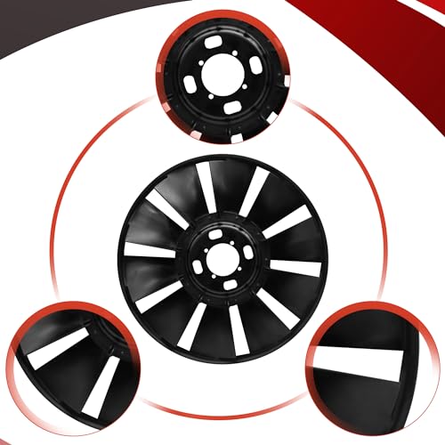 PartsFlow Engine Radiator Cooling Fan Blade - color: For GMC