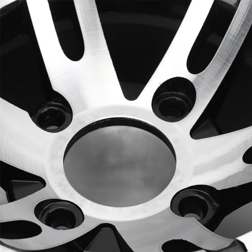 10 Inch ATV Wheel Rim, Aluminum Alloy, High Strength, Universal for Go Karts, Carts, Off Road Vehicles - size: Rear Wheel