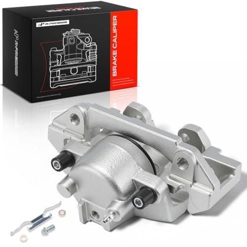 A-Premium Front Left Driver Disc Brake Caliper with Bracket - style: Front Driver Side