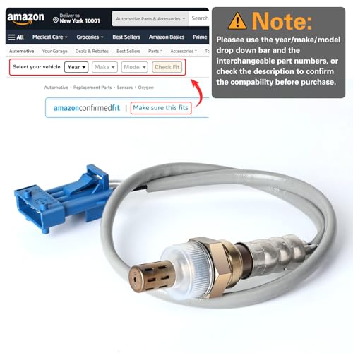 Nifeida 234-4488 15379 O2 Oxygen Sensor Downstream Compatiable with 2007-2016 Mini Cooper Countryman Paceman L4 1.6L, Replace# 250-24546,11787548961 - size: 234-4488