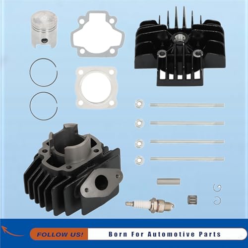 GXYWADY Engine Piston Ring Gasket Top End Kit Replacement for Yamaha PW50