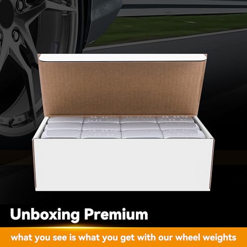 PROEZE Wheel Weights Gray 1oz,72 oz/Box,1 Ounce Stick on Wheel Weights for Cars, Trucks, SUVs, Motorcycle and Others - color: gray