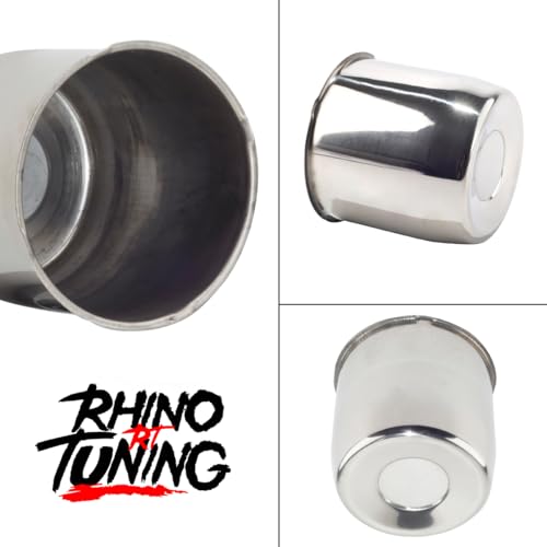 Rtrhinotuning Stainless Steel Push Through Center Caps 4.25" for Trailer Truck Rv Wheel Rims Chrome Trailer Hub Cap 4.11" Hight 4 PCS Wheel Center Caps - color: Chrome, size: 4.25" Center Hole, 4.11" Height
