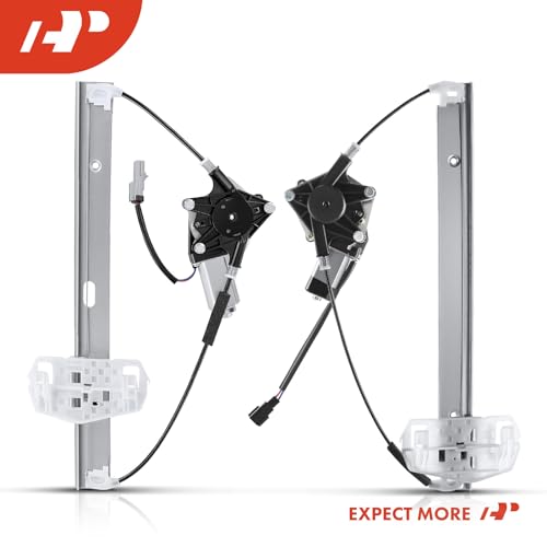 A-Premium Front Driver and Passenger Side Power Window Regulator with Motor - style: Front Driver and Passenger