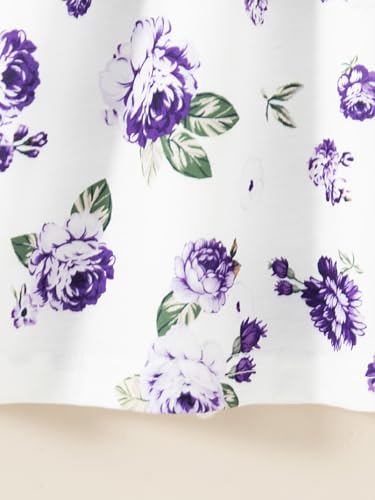 Girls Dresses Toddler Girls Dress 3-Pack Casual Party Print Skater A-line Dress Sundress - color: Purple, size: 18-24 Months