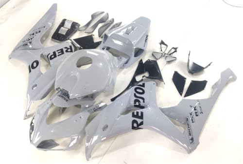 Gray Black Fairing Fit for Honda 2006 2007 CBR1000RR CBR 1000RR Injection ABS Plastics Bodywork Body Kit Bodyframe Body Work 06 07 A143 - color: 15 Grey Black