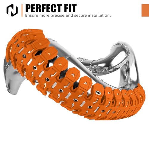 NICECNC Silicone Pipe Heat Guard, Lightweight & Vibration Reducing, Orange - color: Orange