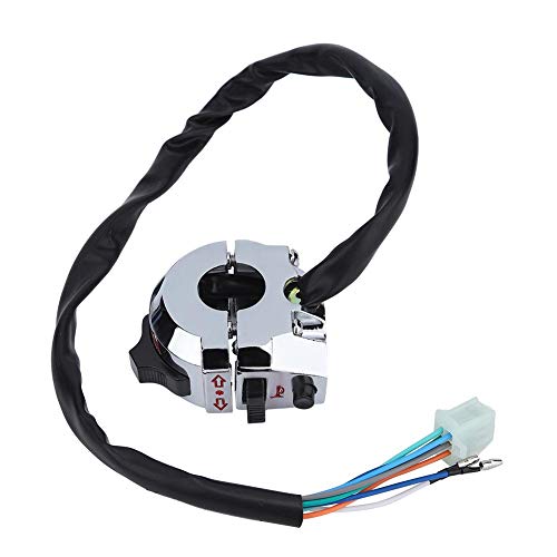 Motorcycle Handlebar Switch 22mm Turn Horn Light Control Multi Function Switch Compatible with Most Motorcycles for Easy Installation and Performance