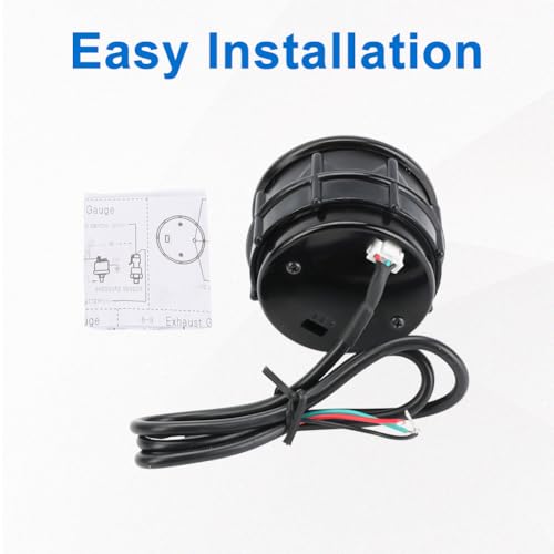 0-150 PSI Oil Pressure Gauge 2inch 52mm Press Gauge Meter Kit DC12V - size: Oil Pressure Gauge 2