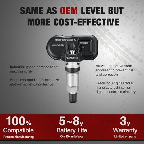 BDFHYK 4PCS Upgrade 315Mhz TPMS Sensor Compatible with F-150 Edge Ranger Flex Mustang Explorer Fusion GT Transit Connect, Lincoln Continental MKX Replaces# F2GT1A180AB F2GT1A150AB F2GZ1A189A - style: HC3Z1A189A