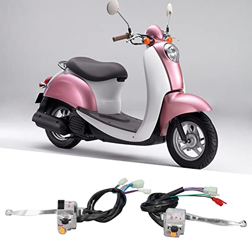 Motorcycle Handlebar Switch, Motorcycle Turn Signal Switch, 22mm Drum Brake Handle Bar Switch Motorcycle Multi-Function Handlebar Switch Button for Chinese Scooter